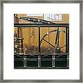 Reconstruction Of The Steam Engine Framed Print