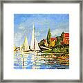 Recreation Of Boating At Argenteuil Framed Print