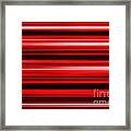 Red Abstract Framed Print