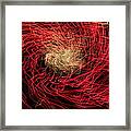 Red And White Framed Print