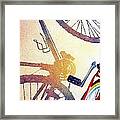 Red Bike Framed Print