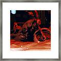 Red Bike Framed Print