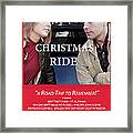 Red Christmas Ride Poster Framed Print
