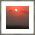 Red Dawn Framed Print