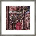 Red Door Framed Print