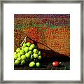 Red Grape Framed Print