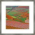 Red Land 07 Framed Print