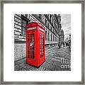 Red Phone Box And Big Ben Framed Print