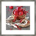 Red Plums And Currant Framed Print
