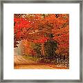 Red Archway Framed Print
