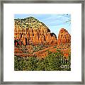 Red Rock Butte Framed Print