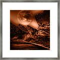 Red Rocks Framed Print