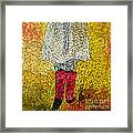 Red Rubber Boots Framed Print