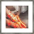 Red Shoes Framed Print