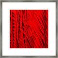 Red Silk 03 Framed Print