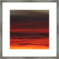 Red Sky Framed Print