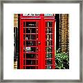 Red Telephone Box Framed Print