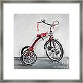Red Tricycle 1 Framed Print