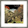 Red Valley Framed Print