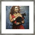 Red Witch Framed Print