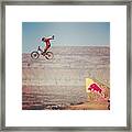 #redbull #rampage# Framed Print