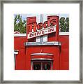 Reds Drive- In Framed Print
