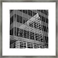 Reflections And Lines Framed Print