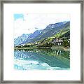 Reflections In An Italian Lake Framed Print