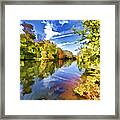 Reflections On The Canal Ii Framed Print