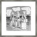 Regifts Of The Magi Features The Three Kings Framed Print