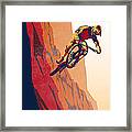 Retro Cycling Fine Art Poster Good To The Last Drop Framed Print
