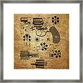 Revolving Fire Arm Patent 1881 Framed Print