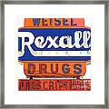 Rexall Drugs Framed Print