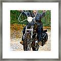 Ride Don't Walk Framed Print