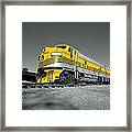 Rio Grande Engine In Yellow Framed Print