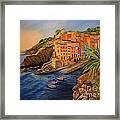 Riomaggiore Amore Framed Print