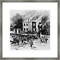 Rioters Burn House Of Joseph Priestley Framed Print