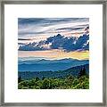 Rising And Setting Framed Print