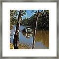 River Boat Framed Print
