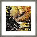 River In Autumn 452121 Framed Print