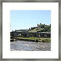 River Main With Fortress - Wuerzburg Framed Print