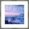 River Sunset Framed Print