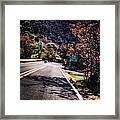 Road Up To Jerome Framed Print