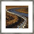 Roadway In Argentina Framed Print