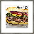 Roast Beef Framed Print