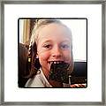 Roasted Seaweed...she Can't Get Enough! Framed Print