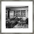 Robert Montgomery In His Living Room Framed Print