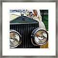 Robert Redford By A Rolls-royce Framed Print