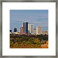 Rochester Skyline Framed Print