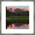 Rocky Mountain Reflection Framed Print